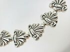 Vintage Kabana Sterling Silver Fleur-de-Lis Link Bracelet